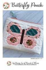 Butterfly Pouch BNB-2311 by Chrissy Lux for Sew and Lux Branch and Blume 8"x 11"