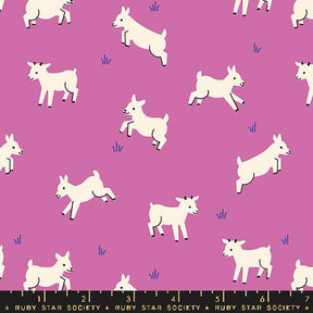 a pink background with white dogs on it