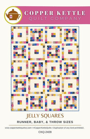 Jelly Squares Quilt Printed Pattern CKQ 2409 By Sarah Sumbera For Copper Kettle Quilt Company