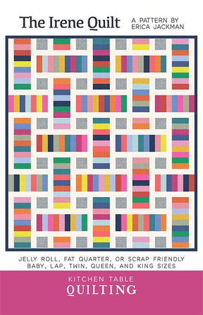 The Irene Quilt Pattern KTQ178 From Kitchen Table Quilting By Erica Jackman 66 x 74