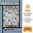 Mod Tiles Too Quilt Pattern - INSTANT DIGITAL DOWNLOAD - by Orphan Quilt Designs for Villa Rosa Designs 39”x 40” (47”x 48” w/ opt border)