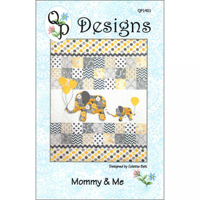 Mommy & Me Quilt Paper Pattern QP1401 designed by Colette Belt for QP Designs 40 x 52