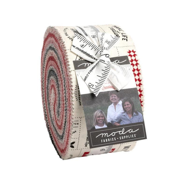Threads Jelly Roll 2 1/2 in Strips 55680JR by Sweetwater for Moda Fabrics