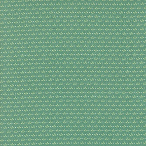 a green background with small white leaves