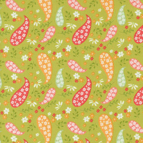 a close up of a green background with flowers