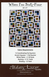 Shake, Rattle and Roll Paper Quilt Pattern by Abbey Lane Quilts, 60" x 72"