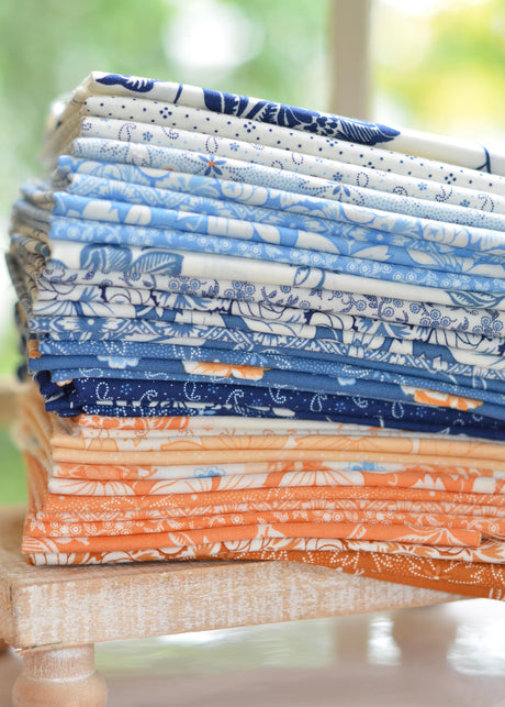 Denim and Daises Mini Charm Pack 35380MC By Fig Tree and Co for Moda Fabrics bin 72