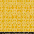 a yellow and white pattern on a yellow background