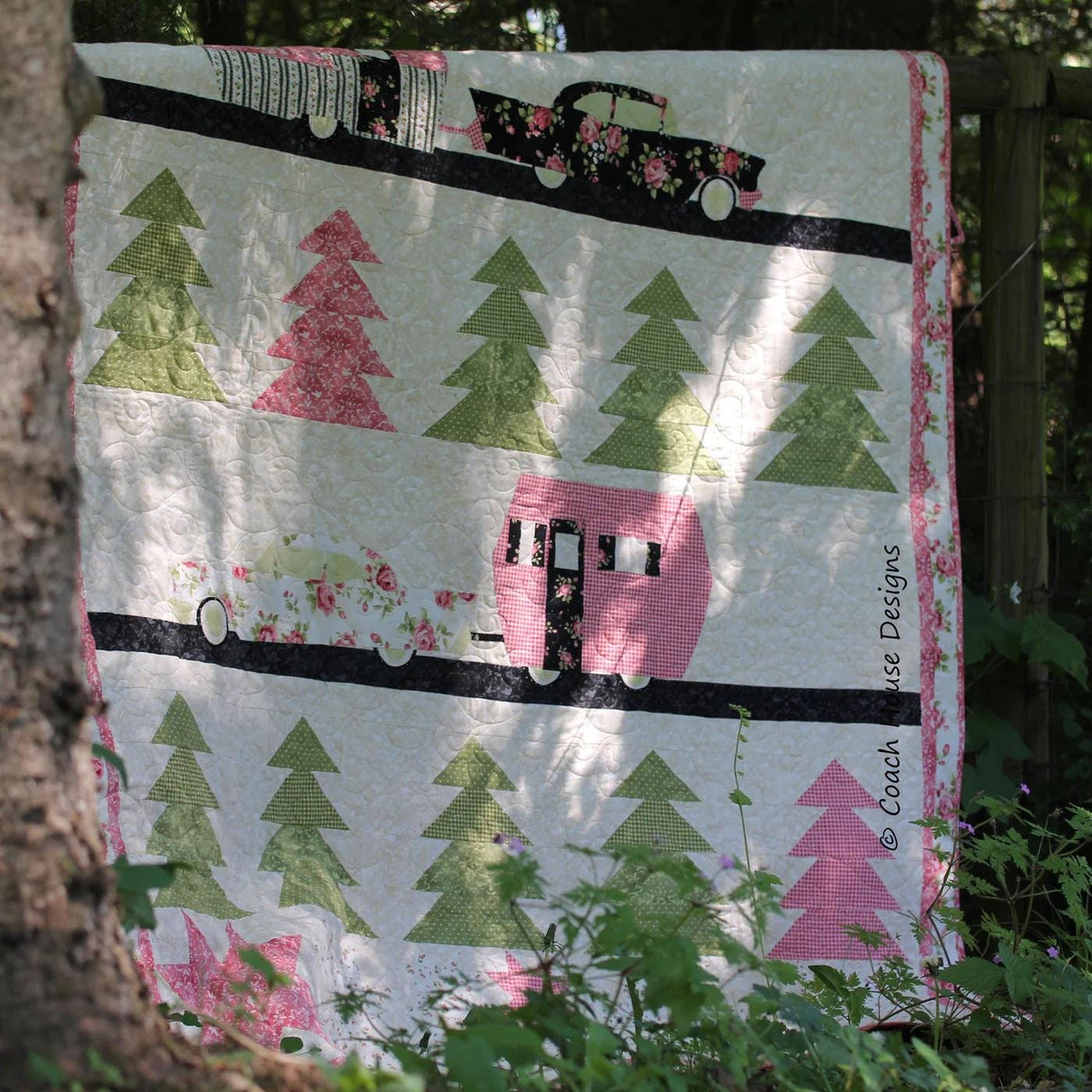 Glampin' Quilt Pattern by Barbara Cherniwchan for Coach House Designs CHD-1639 66 x 86