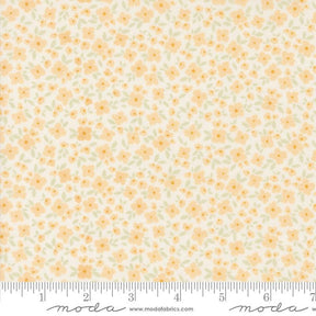 a ruler with a flower pattern on it