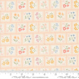 a ruler with a flower pattern on it