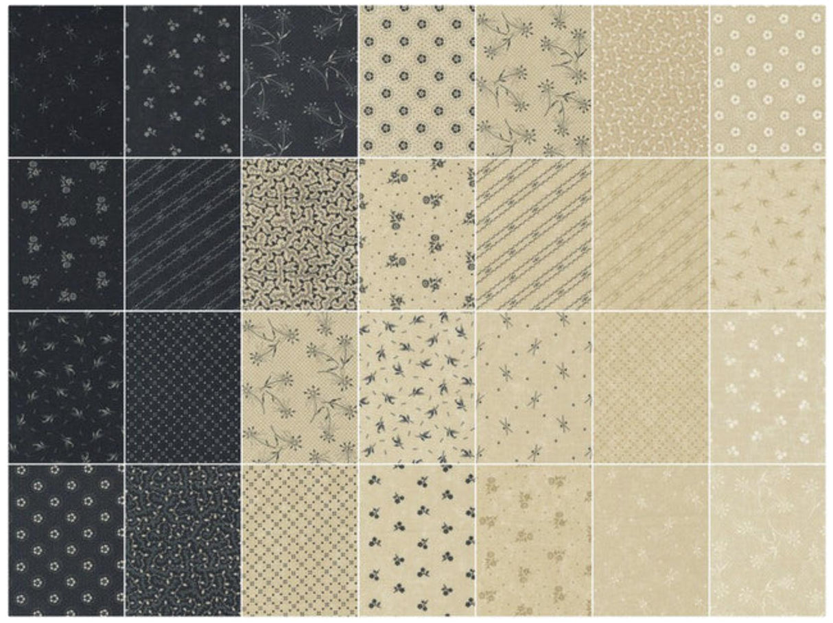 Blackbird's Nest Mini Charm Pack 9750MC by Kansas Troubles Quilters for Moda Fabrics bin 90