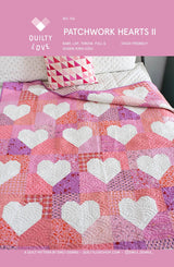 Patchwork Hearts II Quilt Pattern # QLP156 by Quilty Love 5 sizes available see 2nd photo