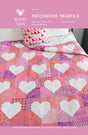 Patchwork Hearts II Quilt Pattern # QLP156 by Quilty Love 5 sizes available see 2nd photo