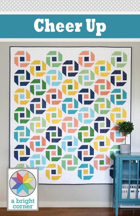 Cheer Up Quilt Pattern by A Bright Corner Quilts AKBC-333, 4 sizes