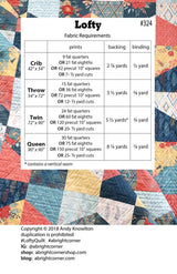 Lofty Quilt Pattern by A Bright Corner Quilts AKBC-324, 4 sizes