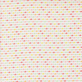 a white background with multicolored leaves on it