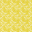 a yellow background with white flowers on it