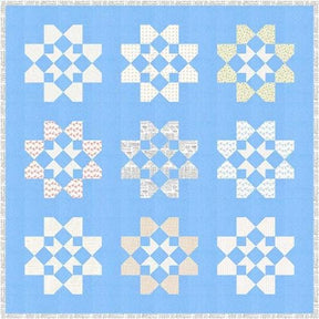 Asters Printed Pattern Only by Fig Tree and Company FTQ1950