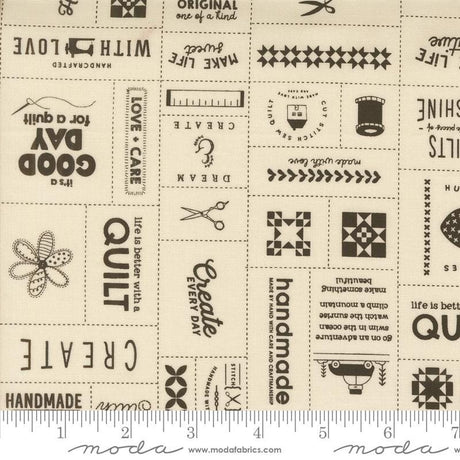 a white fabric with black and white designs on it
