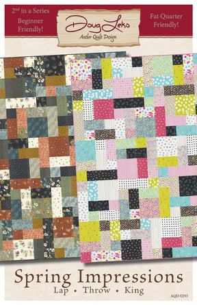 Spring Impressions Pattern AQD 0293 Antler Quilt Design