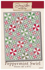 Peppermint Swirl Pattern AQD 0291 Antler Quilt Design