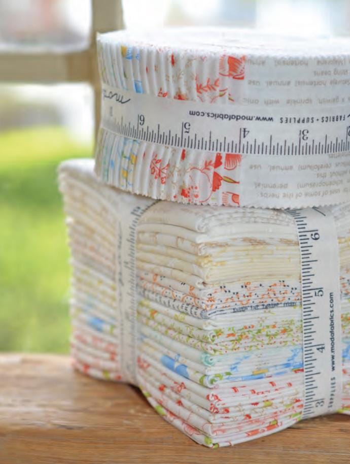 Linen Cupboard 2.5" Mini Charm 20480MC By Fig Tree and Co for Moda Fabrics bin 50