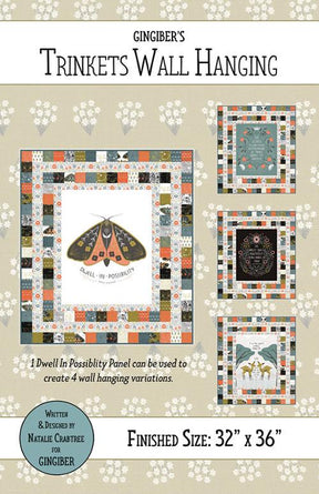 Trinkets Wall Hanging Pattern GB046 by Gingiber 32" x 36"