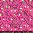 a pink and brown pattern with arrows on it