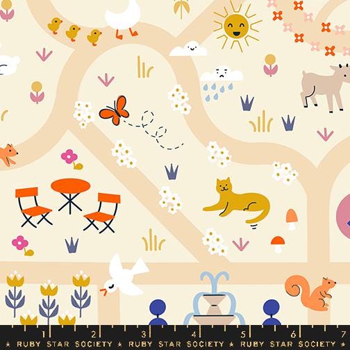 a wallpaper with animals and flowers on it