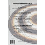 Colossal Round Rug & Jelly-Roll Rug pattern by RJ Designs RJD130