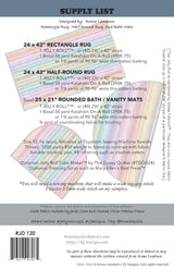 Jelly-Roll Rug2 Pattern by RJ Designs RJD120