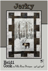 Jerky Quilt Pattern Only - INSTANT DIGITAL DOWNLOAD - From Heidi Cook for Villa Rosa Designs Size 43" x 60"