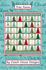 Tree Farm Quilt Pattern by Barbara Cherniwchan for Coach House Designs CHD-1549 53 x 63