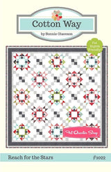Reach for the Stars Quilt - Printed Pattern - 70” x 70" - Cotton Way by Bonnie Olaveson CW1022