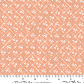 a pink and white flower pattern on a pink background