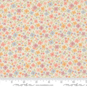 a ruler with a flower pattern on it