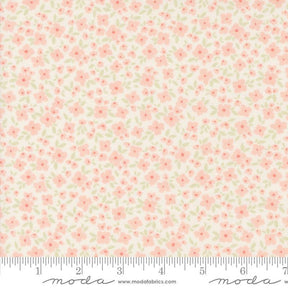 a ruler with a flower pattern on it