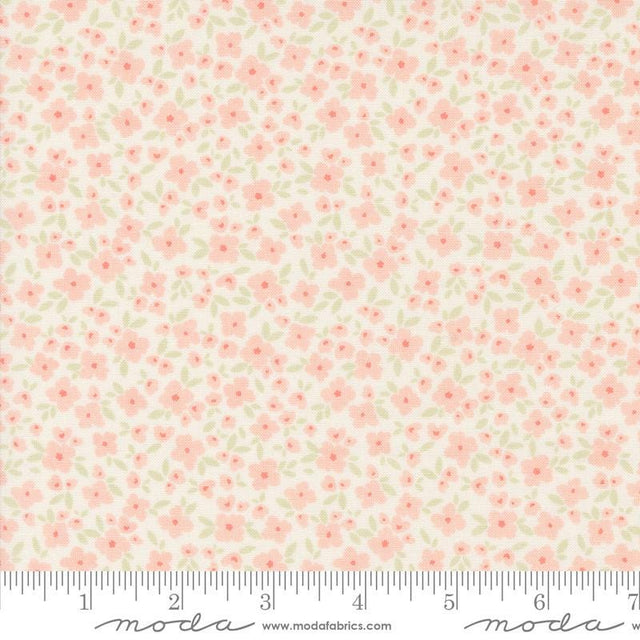 a ruler with a flower pattern on it