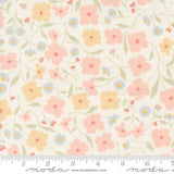a white background with a flower pattern on it