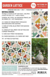 Garden Lattice Quilt pattern MOD149 Patterns by Moda