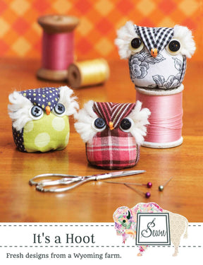It's a Hoot Pattern by Sewn into the fabric... Pieces of Our LIves SITF149D Bin MP
