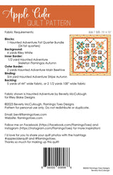Apple Cider Quilt Pattern by Beverly McCullough, Flamingo Toes Designs FT-8986 72" x 72"