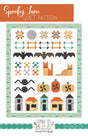Spooky Lane Quilt Pattern by Beverly McCullough, Flamingo Toes Designs FT-8009A 64" x 78"