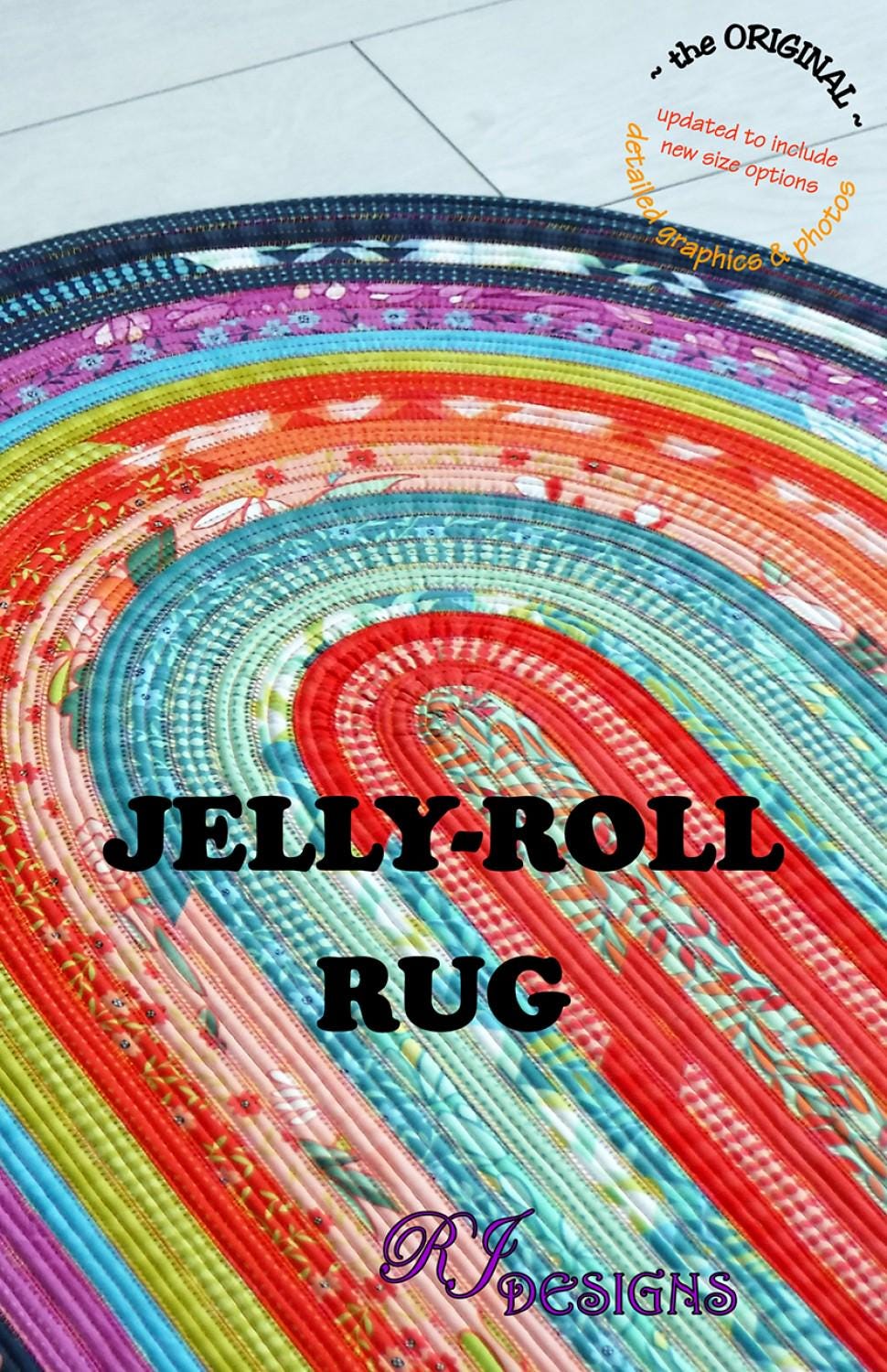 Jelly-Roll Rug Pattern by RJ Designs RJD100