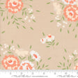 a large flower pattern on a beige background