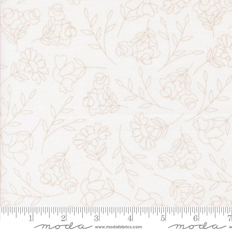 a ruler with a drawing of flowers on it