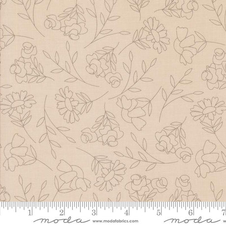 a ruler with a flower pattern on it