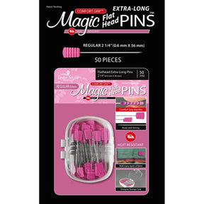 Magic Pins Flathead Extra Long Regular 0.6mm 100pc 220360