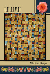 Lillian Quilt Pattern Only - INSTANT DIGITAL DOWNLOAD - By Villa Rosa Designs Size 60" x 68"